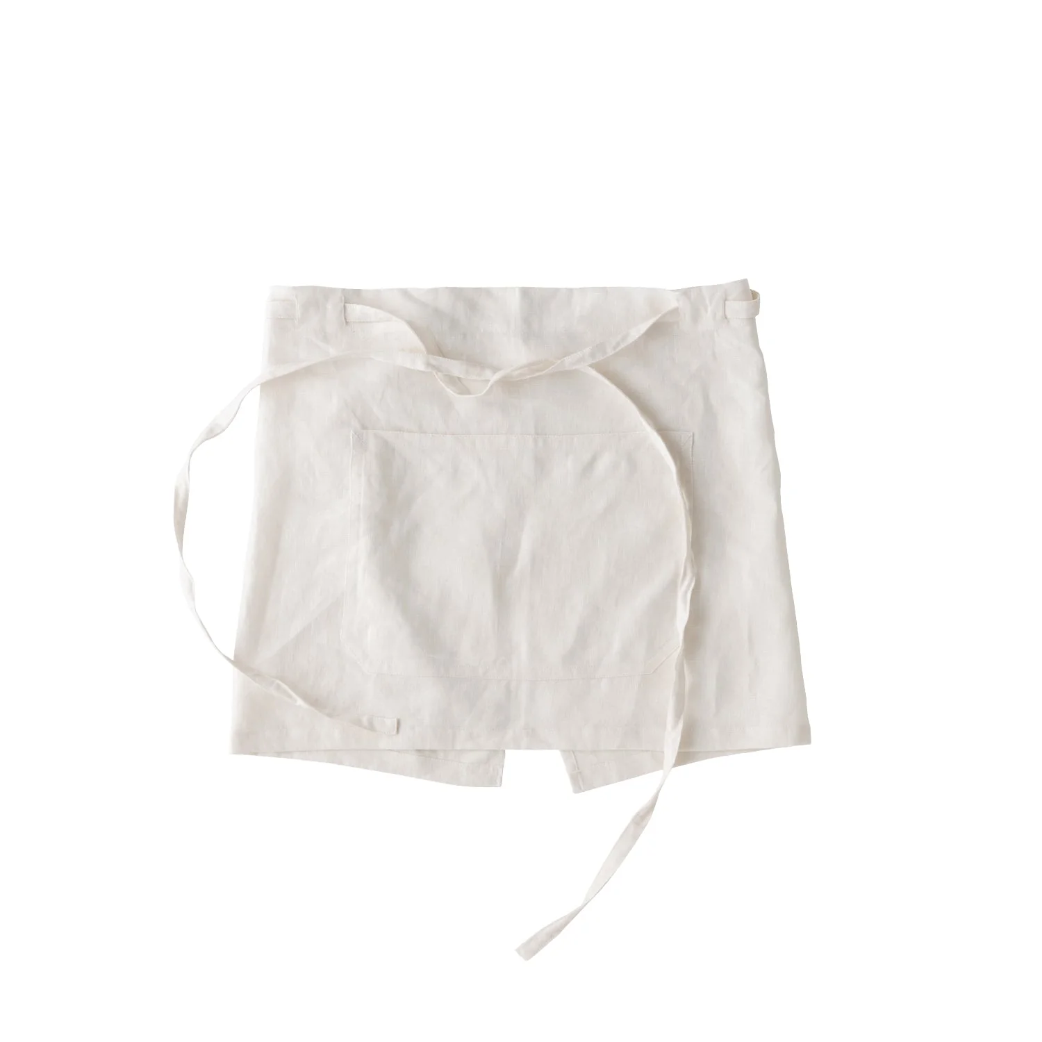 FUTO linen half apron